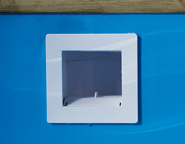 Weka 45 mm Swimmingpool 594 A Sparset - 376 x 850 cm inkl. gratis Pool-Pflegeset