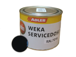 Weka Farbdose 375 ml anthrazit (RAL 7016) für Ausbesserungsarbeiten