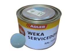 Weka Farbdose 375 ml grau (RAL 7040) für Ausbesserungsarbeiten