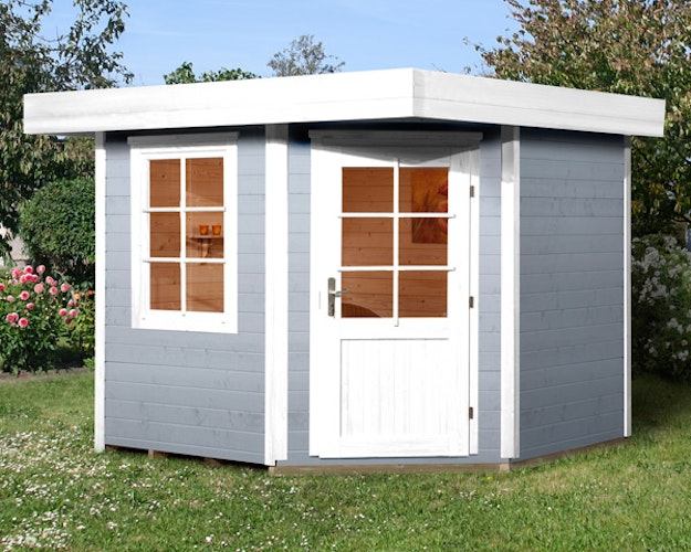 Weka Designhaus 213+ mit extra hoher Tür - 28 mm