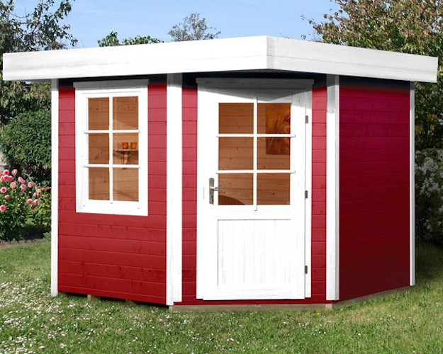 Weka Designhaus 213+ mit extra hoher Tür - 28 mm