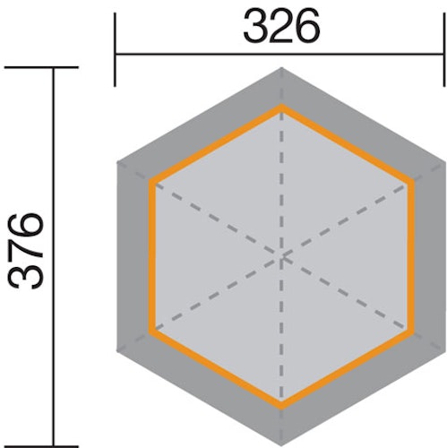 Weka Pavillon 656 - Sparset inkl. Schindeln Bild