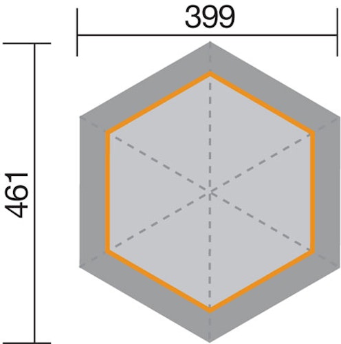 Weka Pavillon 656 - Sparset inkl. Schindeln Bild