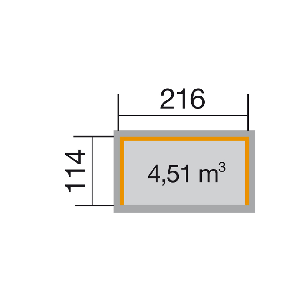 Weka Brennholzlager 663 B Kesseldruckimprägniert 19 Mm | WEKA HOLZBAU