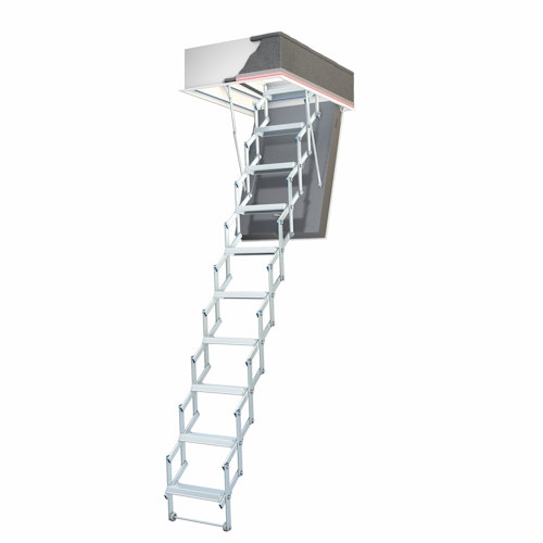 Wellhöfer Bodentreppe LiliPut - aus Aluminium mit Wärmedämmung
