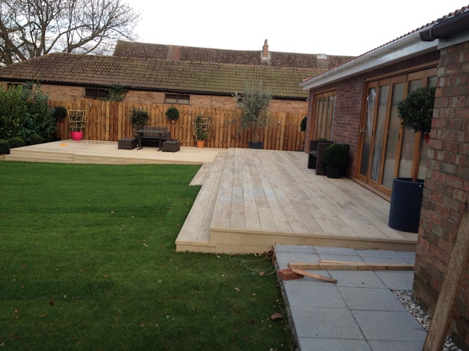 Millboard Terrassendiele ENHANCED GRAIN Golden Oak 176 x 3600 x 32 mm
