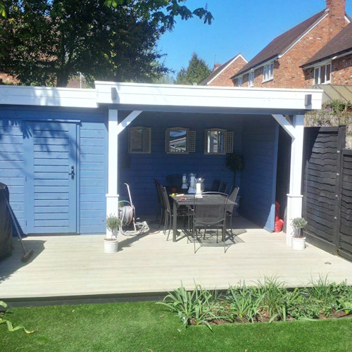Millboard® Terrassendiele ENHANCED GRAIN Limed Oak 176 x 3600 x 32 mm