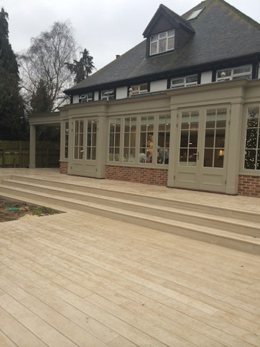Millboard® Terrassendiele ENHANCED GRAIN Limed Oak 176 x 3600 x 32 mm