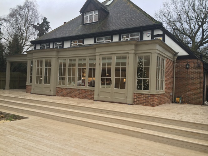 Millboard® Terrassendiele ENHANCED GRAIN Limed Oak 176 x 3600 x 32 mm