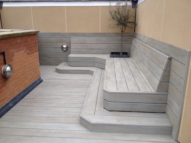 Millboard® Terrassendiele ENHANCED GRAIN Smoked Oak 176 x 3600 x 32 mm