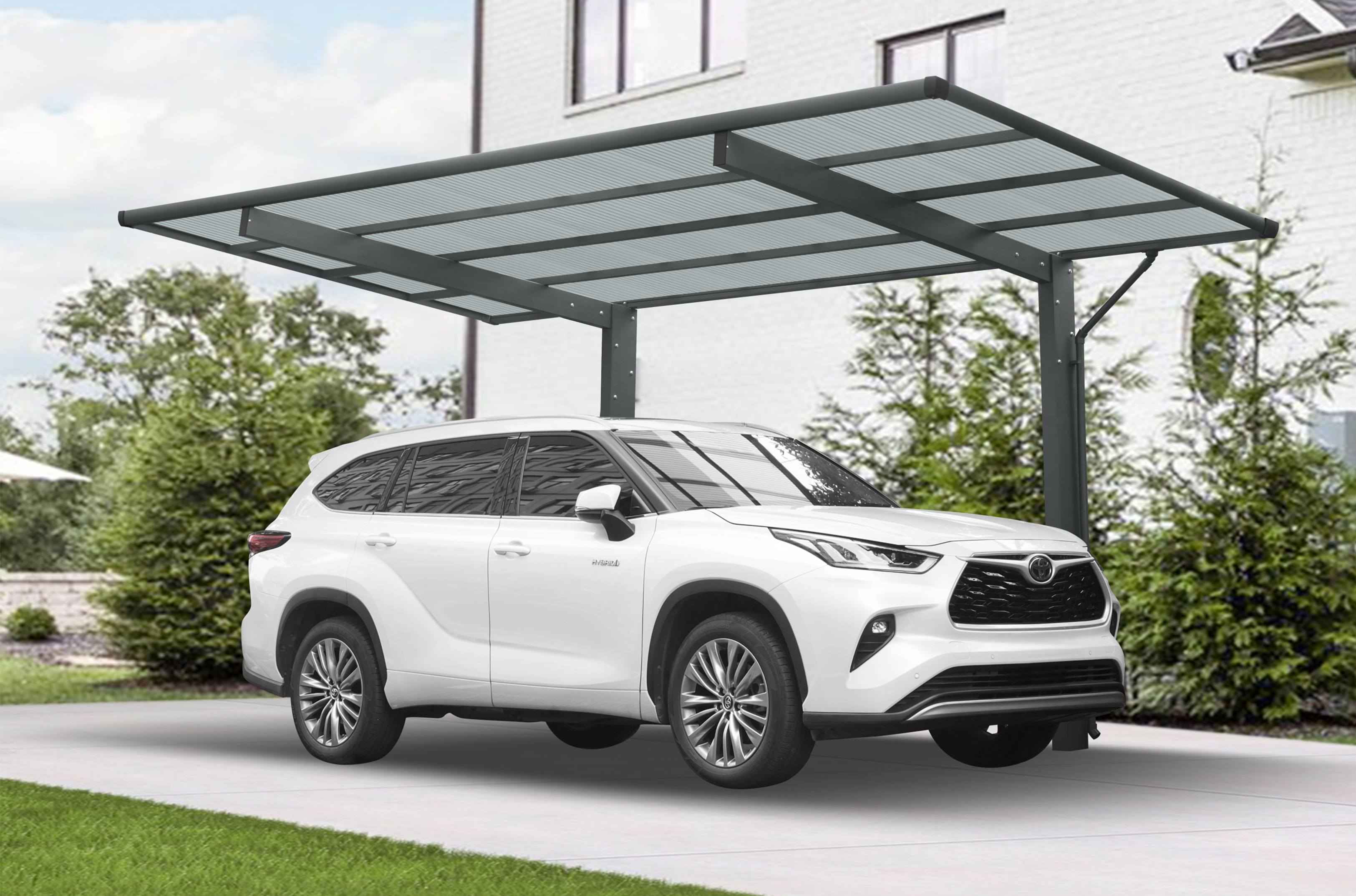 Vorschaubild Galerie Ximax Carport Wing Typ 80 531 x 275 cm anthrazit