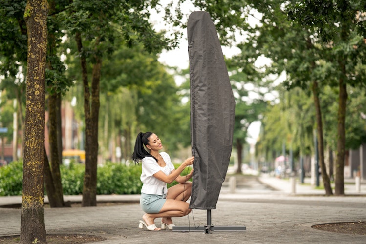 Winza Outdoor Covers Premium Schutzhülle für Ampelschirm bis Ø 350 cm, 260 x 60/86 cm