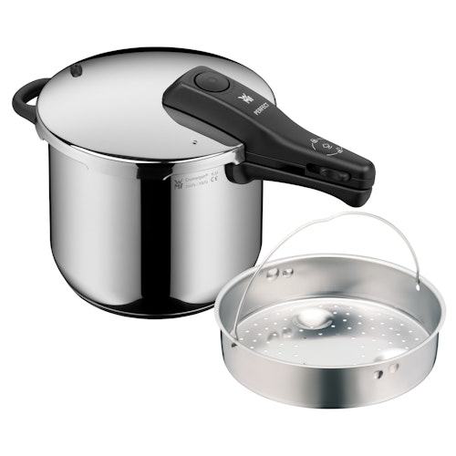 WMF Perfect One Pot Schnelltopf mit Dampfgareinsatz, 6,5 Liter