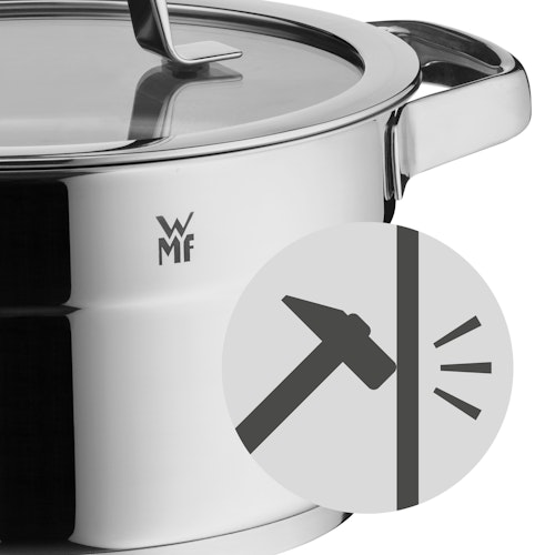 WMF Fleischtopf Compact Cuisine Ø 16 cm mit Glasdeckel
