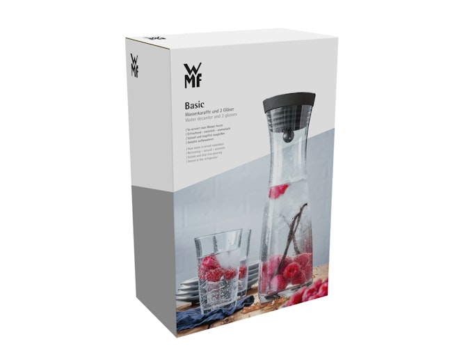 WMF Wasserkaraffe mit 2 Wassergläsern a 0,25 l