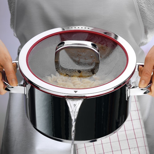 WMF Fusiontec Functional Bratentopf mit Glasdeckel, 20 cm, Black