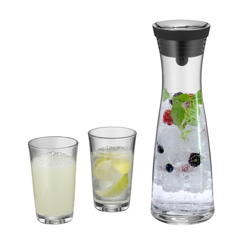 WMF Wasserkaraffe mit 2 Wassergläsern a 0,25 l
