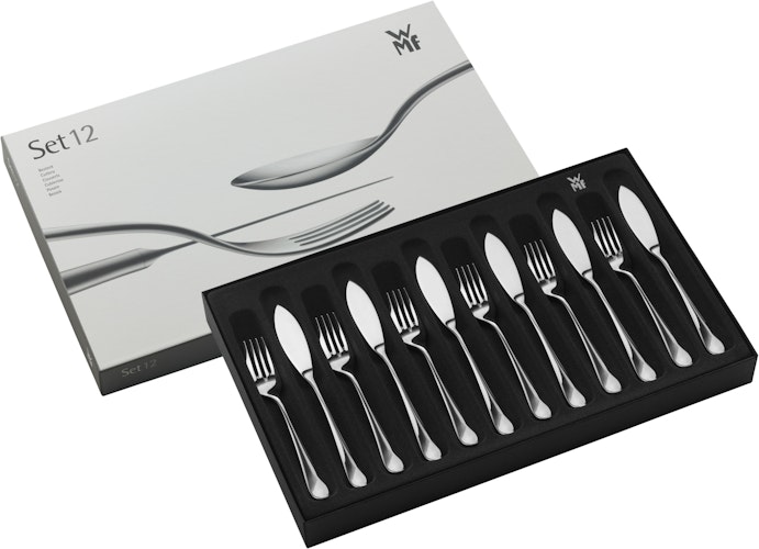 WMF Fischbesteck-Set 12-teilig Merit Cromargan protect®