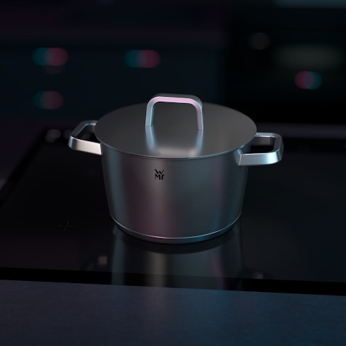 WMF Iconic Kochgeschirr-Set 2-teilig 1x Fleischtopf 22cm, 1x Stielkasserolle