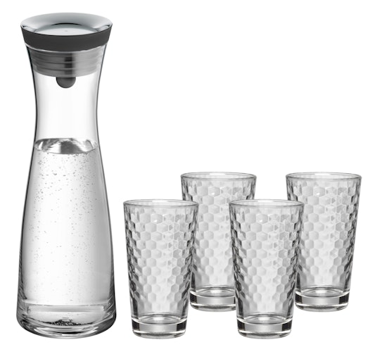WMF Wasserkaraffe und 4 Gläser