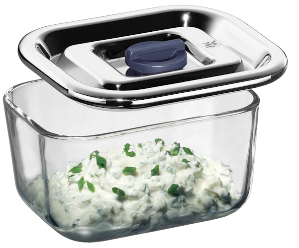 WMF Frischhalte- und Serviersystem-Set 3-teilig Top Serve mit Abtropfgitte