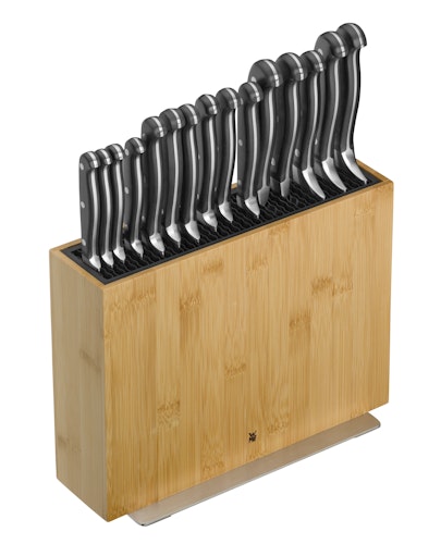 WMF FlexTec Messerblock, kompakt Bambus