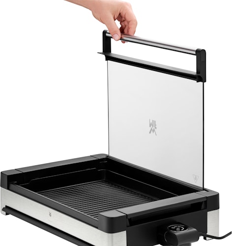 WMF Lono Tischgrill gerippt mit Glasdeckel