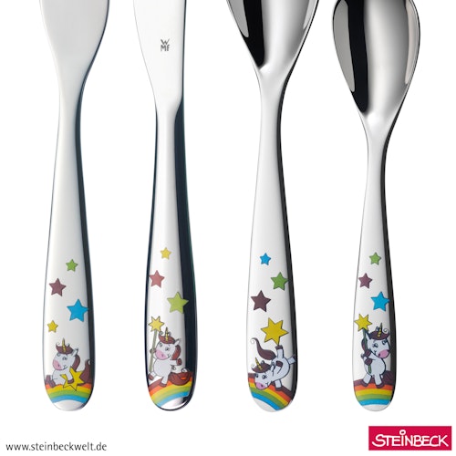 WMF Kinderbesteck 4-teilig Unicorn / Einhorn