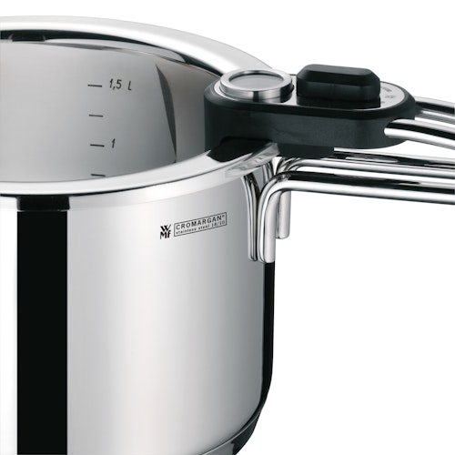 WMF Simmertopf mit Temperaturanzeige und herausnehmbaren Einsatz