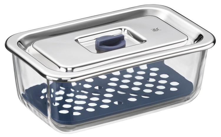 WMF Frischhalte- und Serviersystem-Set 3-teilig Top Serve mit Abtropfgitte