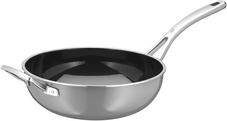 WMF Fusiontec Mineral Wok, 28 cm, Platinum