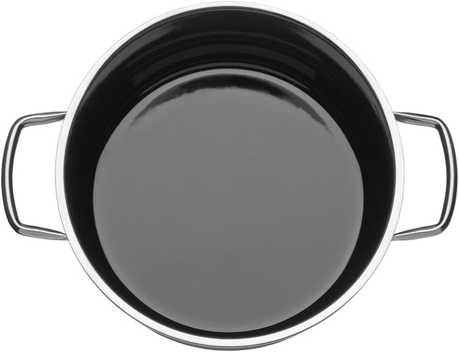WMF Fusiontec Mineral Fleischtopf mit Glasdeckel, 24 cm, Platinum