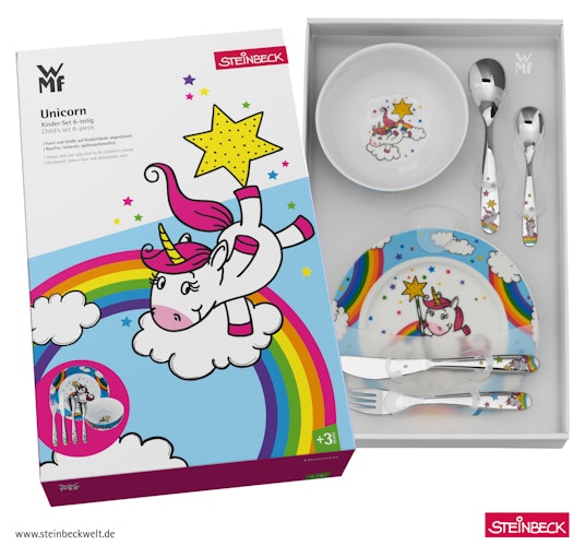 WMF Kinderset 6-teilig Unicorn / Einhorn