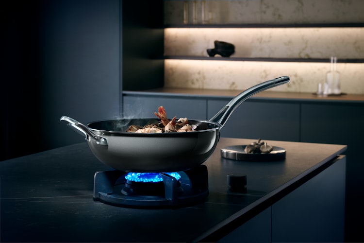 WMF Fusiontec Mineral Wok, 28 cm, Platinum