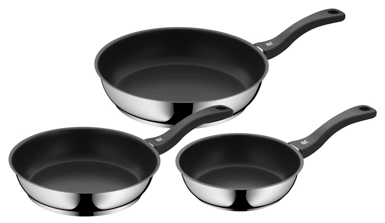WMF Devil Bratpfannen-Set, 3-teilig, 20 cm + 24 cm + 28 cm