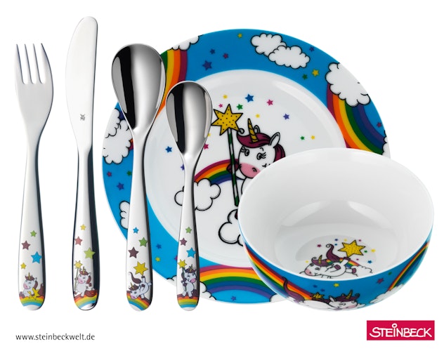 WMF Kinderset 6-teilig Unicorn / Einhorn