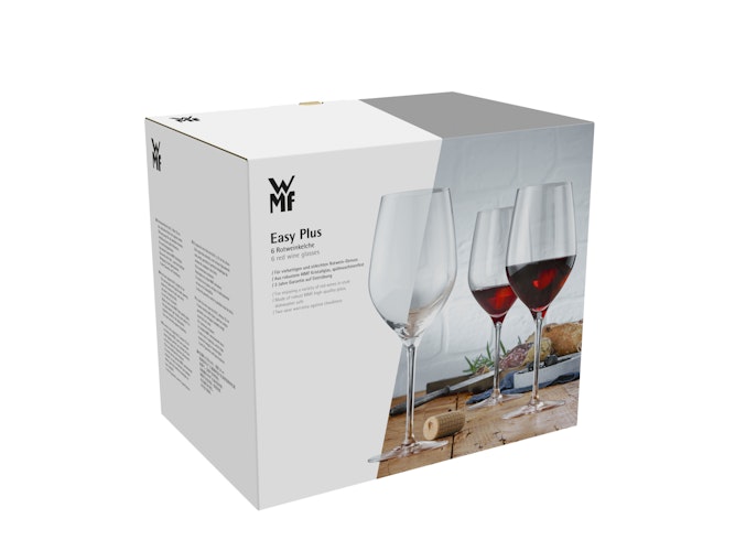WMF Rotweinkelch-Set 6 Stück easy Plus