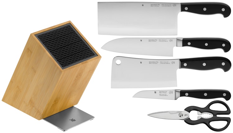 WMF Spitzenklasse Plus Messer-Vorteils-Set* mit FlexTec Messerblock für di