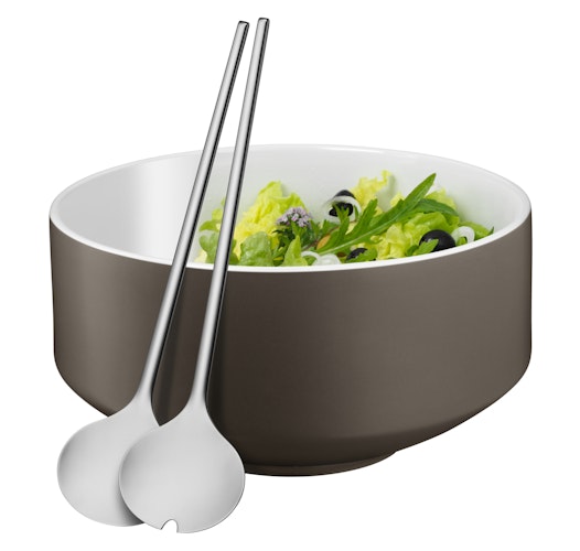 WMF Salatschale 3-teilig Lava Grey Satin Moto