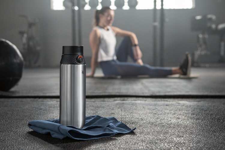 WMF Trinkflasche Cromargan 0,75l mit Sportverschluss