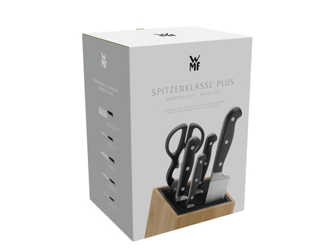 WMF Spitzenklasse Plus Flex Tec Messerblock bestückt 6-teilig