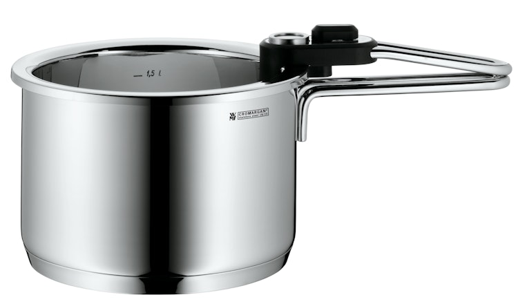 WMF Simmertopf mit Temperaturanzeige und herausnehmbaren Einsatz