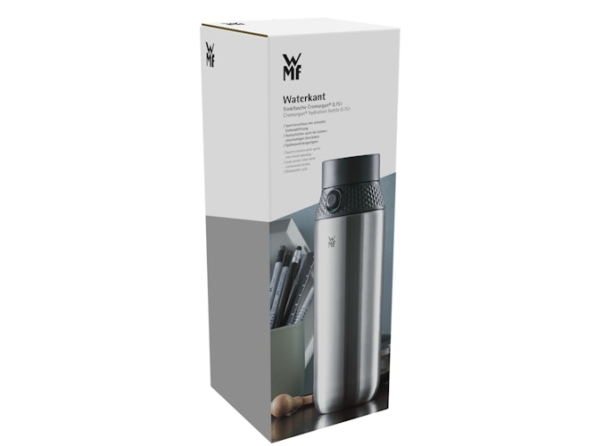 WMF Trinkflasche Cromargan 0,75l mit Sportverschluss