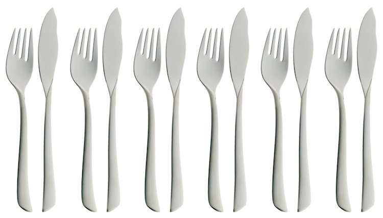 WMF Fischbesteck-Set 12-teilig Virginia Cromargan protect®