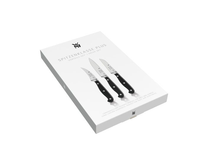 WMF Spitzenklasse Plus Obst-/Gemüsemesser Vorteils Set 3-teilig