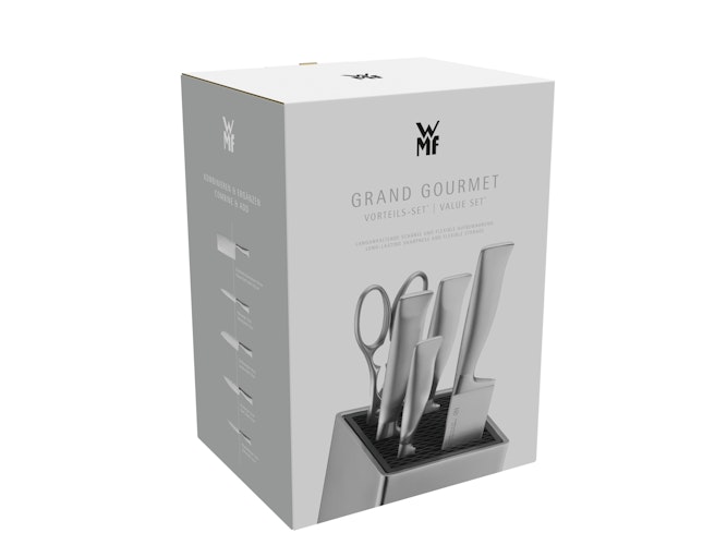 WMF Grand Gourmet Flex Tec Messerblock bestückt 6-teilig