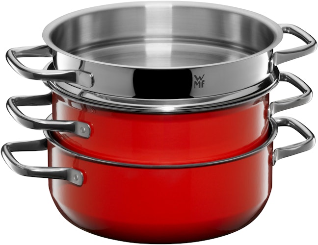 WMF Topf-Set Fuisontec Compact Red 3-tlg.