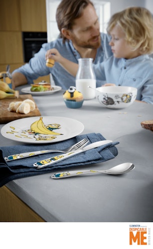 WMF Kinderbesteck 4-teilig MINIONS