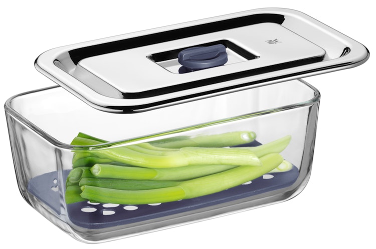 WMF Frischhalte- und Serviersystem-Set 3-teilig Top Serve mit Abtropfgitte