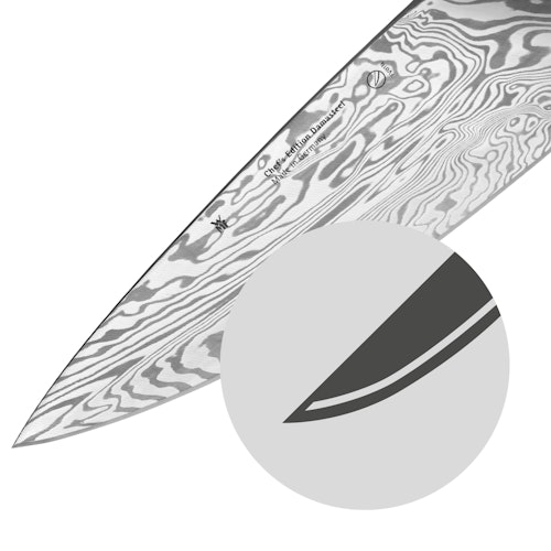 WMF Spick- und Allzweckmesser Chef`s Edition Damasteel, Länge 21 cm, Kling
